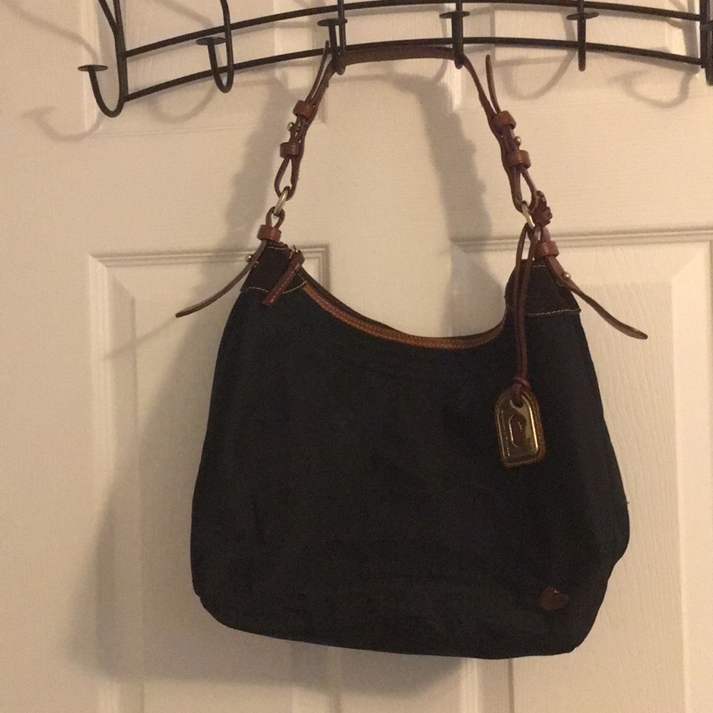 Navy Blue Dooney & Bourke Satchel Bag